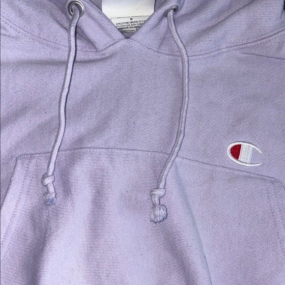 Champion lilac Cropped Hoodie Sweater - Picture 3 of 9